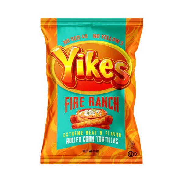 Yikes Fire Ranch – Spicy Ranch Snack, 4oz Bag