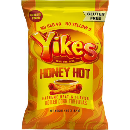 Yikes Honey Hot Chips – Honey Heat Snack, 4oz Bag