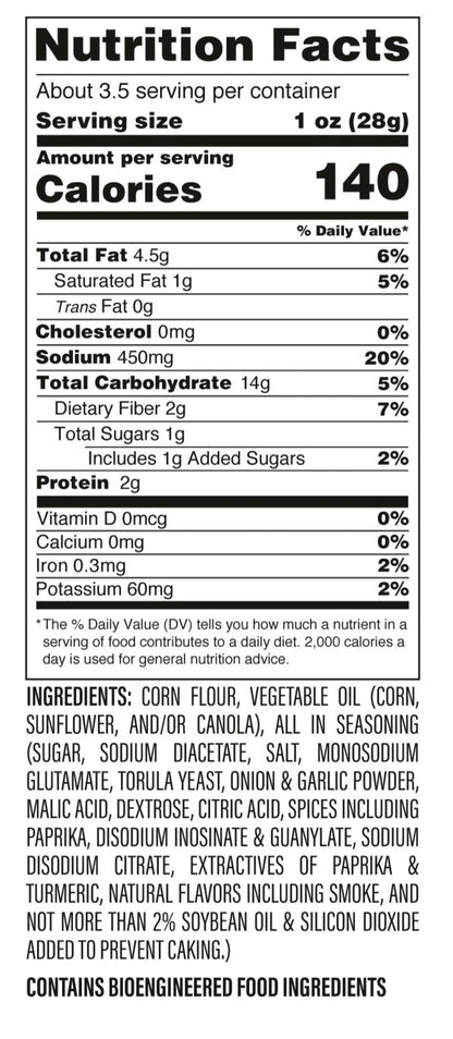 Yikes Salt & Vinegar Chips – Tangy Kettle Style Snack, 4oz (5-Pack)