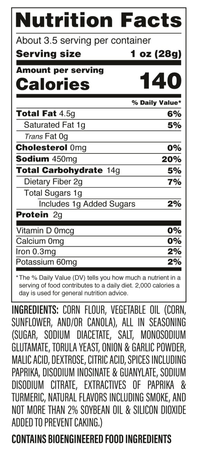 Yikes Salt & Vinegar Chips – Tangy Kettle Style Snack, 4oz (5-Pack)